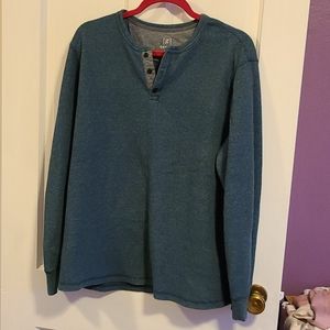 Waffle knit long sleeve